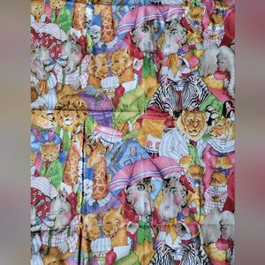 Vintage Fabric "Good Ship Noah" 31" x 50" wide.